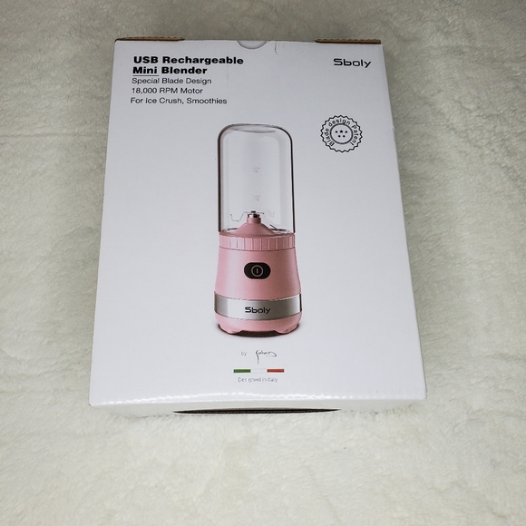 Sboly - USB Rechargeable Mini Blender - Pink - Picture 1 of 4